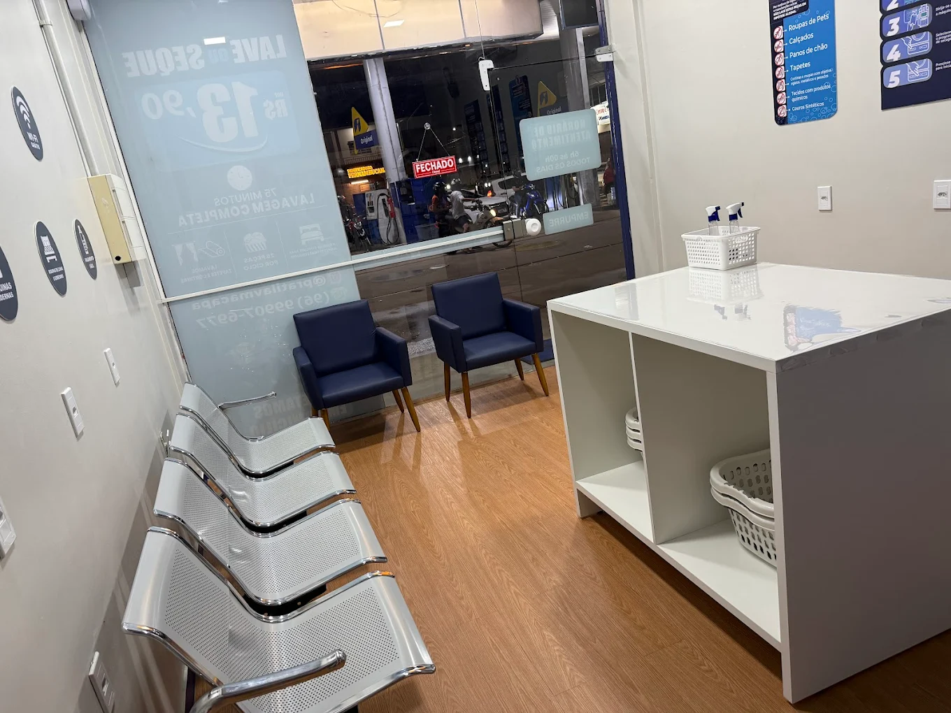 Ambiente interno da PratiLav